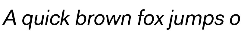 Preview of FONTSPRING DEMO - ClassicSansRounded Roman Italic font