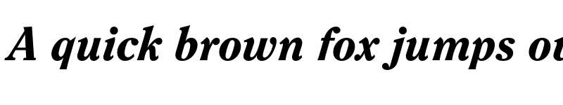 Preview of FONTSPRING DEMO - Clearface FS Bold Italic font