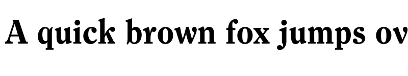 Preview of FONTSPRING DEMO - Clearface FS Bold font