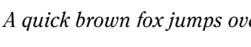 Preview of FONTSPRING DEMO - Clearface FS Italic font