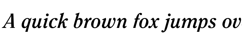 Preview of FONTSPRING DEMO - Clearface Pro Bold Italic font