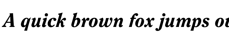 Preview of FONTSPRING DEMO - Clearface Pro Heavy Italic font