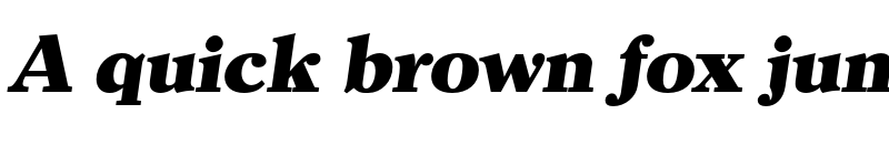 Preview of FONTSPRING DEMO - Clearface Serial Heavy Italic font