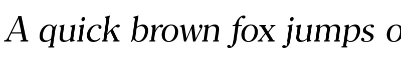 Preview of FONTSPRING DEMO - Clearface Serial Italic font
