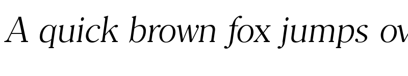 Preview of FONTSPRING DEMO - Clearface Serial Light Italic font