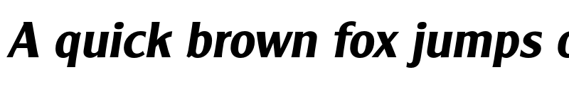 Preview of FONTSPRING DEMO - ClearGothic Serial Bold Italic font