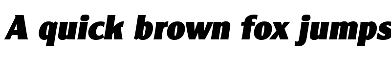 Preview of FONTSPRING DEMO - ClearGothic Serial Heavy Italic font