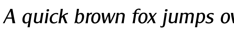 Preview of FONTSPRING DEMO - ClearGothic Serial Italic font