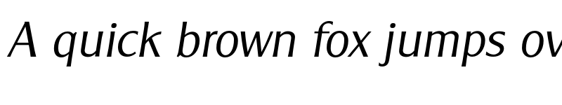 Preview of FONTSPRING DEMO - ClearGothic Serial Light Italic font