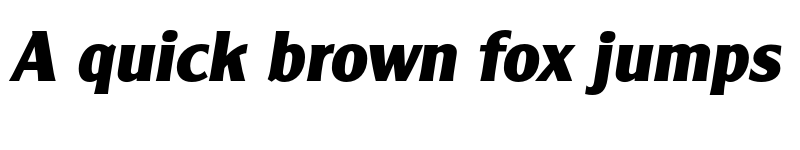 Preview of FONTSPRING DEMO - ClearGothic Serial Xbold Italic font