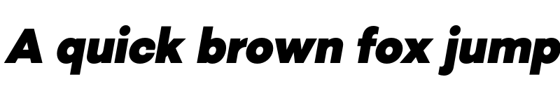 Preview of FONTSPRING DEMO - Closer Black Italic font