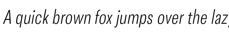 Preview of FONTSPRING DEMO - Cn Light Italic font