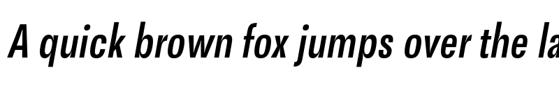 Preview of FONTSPRING DEMO - Cn Medium Italic font