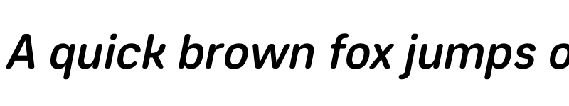 Preview of FONTSPRING DEMO - Coben Medium Italic font