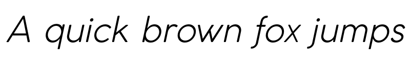 Preview of FONTSPRING DEMO - Coco Gothic Light Italic font