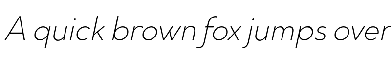 Preview of FONTSPRING DEMO - Cocogoose Classic ExtraLight Italic font