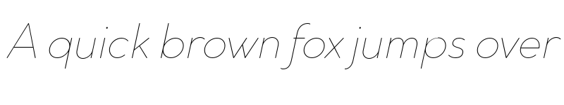 Preview of FONTSPRING DEMO - Cocogoose Classic Thin Italic font