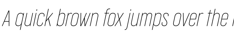 Preview of FONTSPRING DEMO - CocogooseProCm Thin Italic font