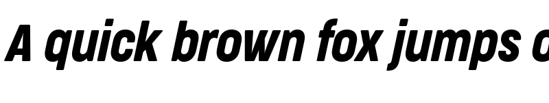 Preview of FONTSPRING DEMO - CocogooseProCondensed Darkmode Italic font