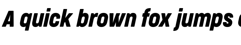 Preview of FONTSPRING DEMO - CocogooseProCondensed Italic font