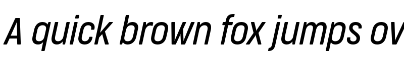 Preview of FONTSPRING DEMO - CocogooseProCondensed Light Italic font
