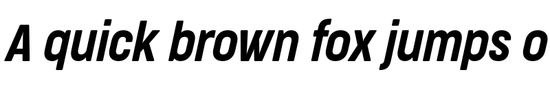 Preview of FONTSPRING DEMO - CocogooseProCondensed Semilight Italic font