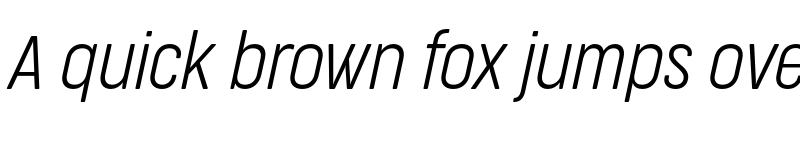 Preview of FONTSPRING DEMO - CocogooseProCondensed UltraLt Italic font