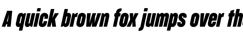 Preview of FONTSPRING DEMO - CocogooseProUltCm Bold Italic font