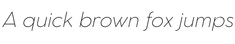 Preview of FONTSPRING DEMO - Cocomat Pro ExtraLight Italic font