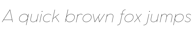 Preview of FONTSPRING DEMO - Cocomat Pro Thin Italic font