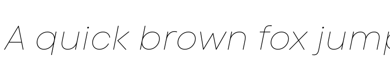 Preview of FONTSPRING DEMO - Code Next Hairline Italic font