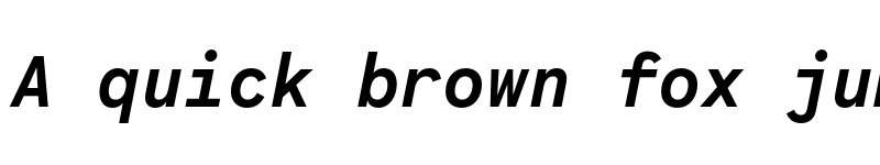 Preview of FONTSPRING DEMO - Code Saver Bold Italic font