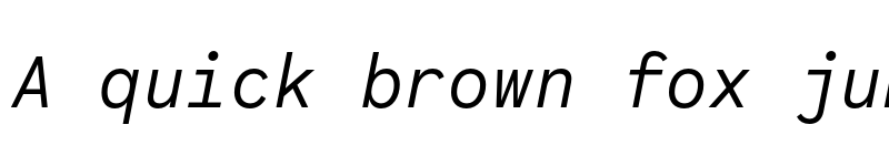 Preview of FONTSPRING DEMO - Code Saver Italic font