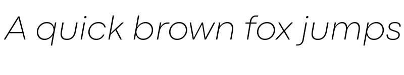 Preview of FONTSPRING DEMO - Codec Pro ExtraLight Italic font