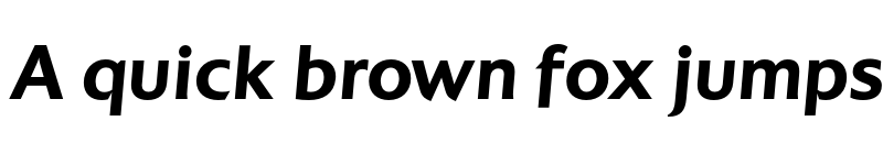 Preview of FONTSPRING DEMO - Colosseum Bold Italic font