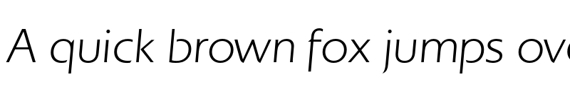 Preview of FONTSPRING DEMO - Colosseum Light Italic font