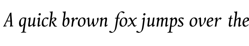 Preview of FONTSPRING DEMO - Combi Italic Book Regular font