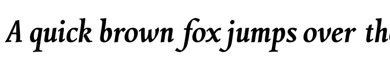 Preview of FONTSPRING DEMO - Combi Italic Light Bold font