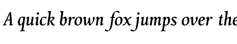 Preview of FONTSPRING DEMO - Combi Italic Medium Regular font