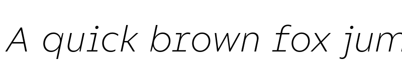 Preview of FONTSPRING DEMO - Compiler Light Italic Regular font