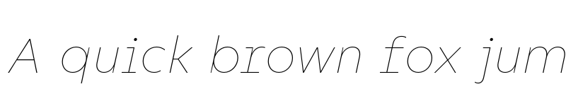 Preview of FONTSPRING DEMO - Compiler Thin Italic Regular font