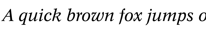 Preview of FONTSPRING DEMO - Concept Italic font