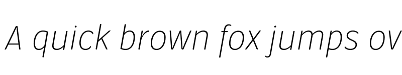 Preview of FONTSPRING DEMO - Condell Bio Light Italic font