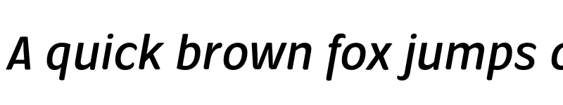 Preview of FONTSPRING DEMO - Condell Bio SemiBold Italic font