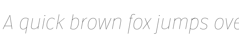 Preview of FONTSPRING DEMO - Condell Bio Thin Italic font