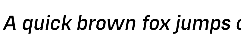 Preview of FONTSPRING DEMO - Config Alt Medium Italic font