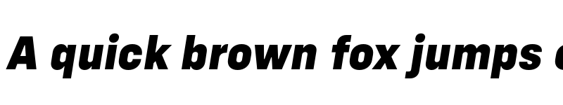 Preview of FONTSPRING DEMO - Config ExtraBold Italic font