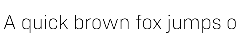 Preview of FONTSPRING DEMO - Config ExtraLight Regular font