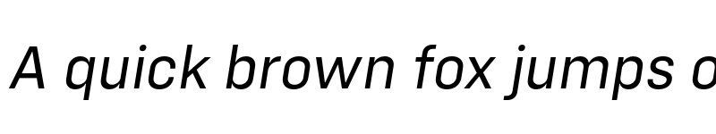 Preview of FONTSPRING DEMO - Config Italic font