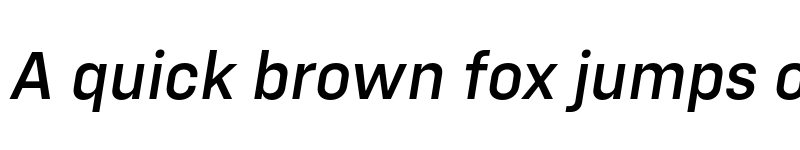 Preview of FONTSPRING DEMO - Config Medium Italic font